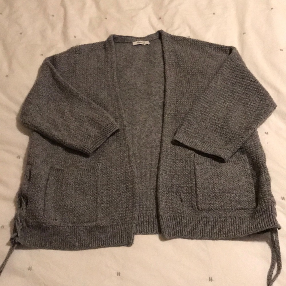Grey cardigan